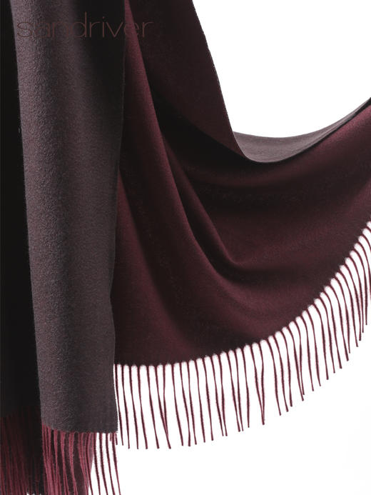 羊绒水波纹披毯 SJF92P601B 商品图1
