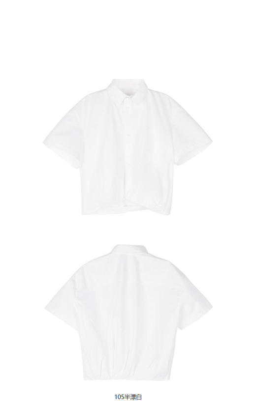 jnby  23年夏款  棉麻复古短袖衬衣  1N4211900 商品图9
