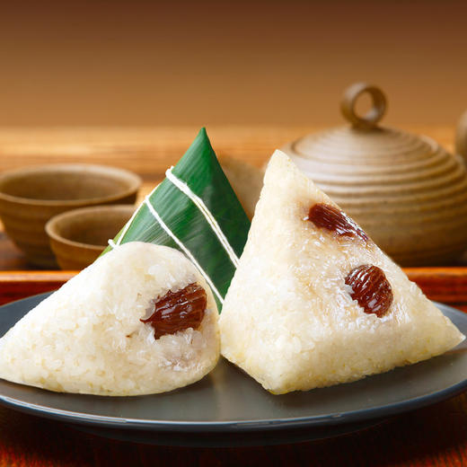 广州酒家 肉粽子甜咸粽蛋黄肉粽糯米豆沙蜜枣粽子多口味端午粽子早餐食品 商品图5