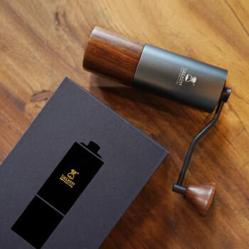 泰摩 栗子G1磨豆机 家用咖啡豆研磨机手动咖啡机 双轴承定位 藏青黑 商品图1