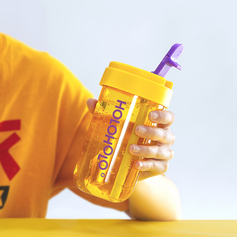 HOLOHOLO夏季吸管“吨吨杯”450ml