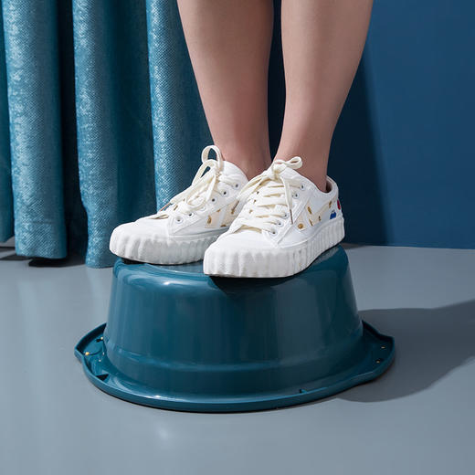 超实惠【小细节大惊喜！每天都在陪伴你】塑料水盆家用大号盆子，加厚洗衣服洗脚，小婴儿学生宿舍洗脸盆子，浴室洗衣盆 非常值得入手的一款面盆 商品图3