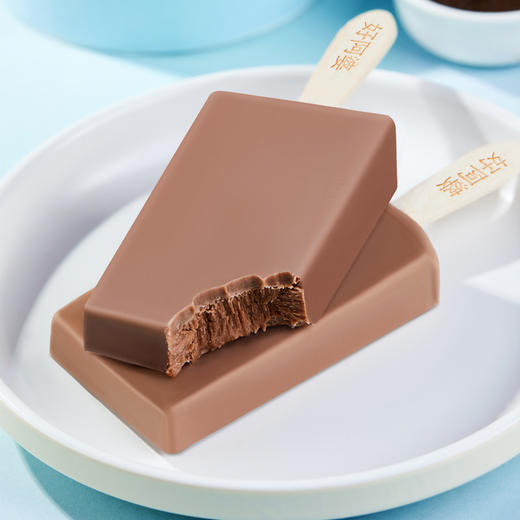 好阿婆网红比利时巧克力牛奶冰淇淋鲜奶巧克力80g/袋雪糕冰糕批发 商品图2