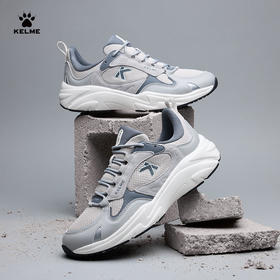 KELME 卡尔美运动鞋男鞋春季轻便透气鞋子休闲鞋减震网面跑步鞋女