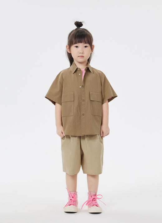 jnby  23年夏款  全棉工装风短袖衬衣 1N4211700 商品图8