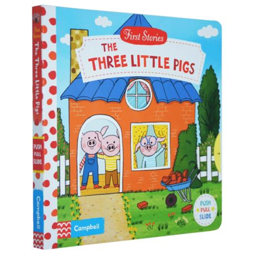 三只小猪 英文原版绘本 First Stories The Three Little Pigs BUSY忙碌的系列童话篇 儿童英语纸板机关操作活动书 亲子互动英文版 商品图3
