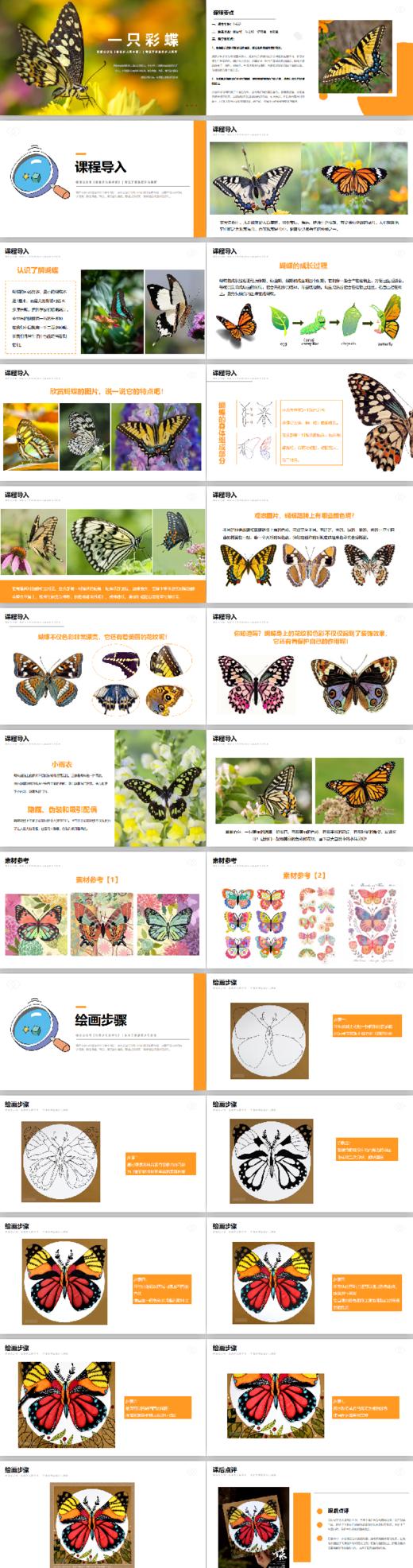 7-9岁《一只彩蝶》蝴蝶【自动发货：下单后，点击手机短信中收到的链接，即可获取文件下载的链接；如有任何问题，可添加客服微信hm33268获得帮助】 商品图1