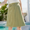 欧芮儿2020春装新款高腰显瘦格子半身裙女中长款绿色百搭A字裙 商品缩略图1