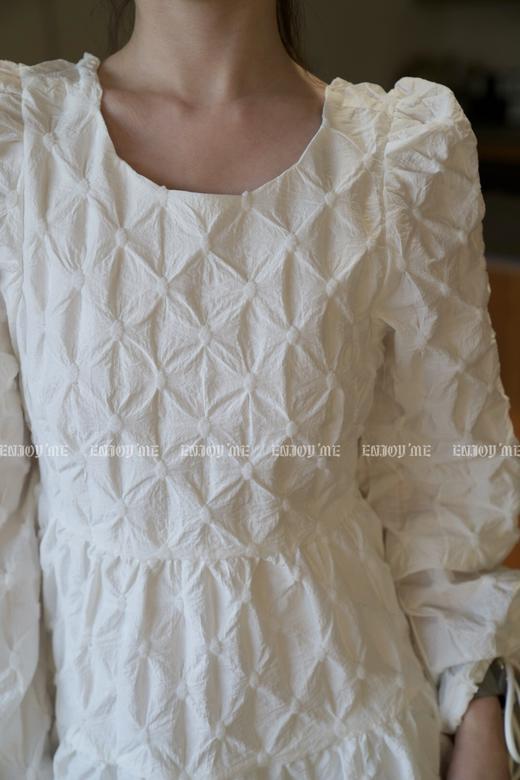 【门店同款】春季定制肌理料后背抽绳连衣裙 150600925 商品图8