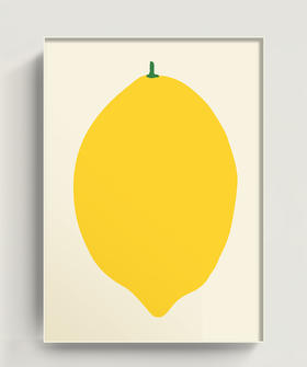 伽罗 JALO 挂画-现代家居画-大柠檬 P316（预计10天内发货）