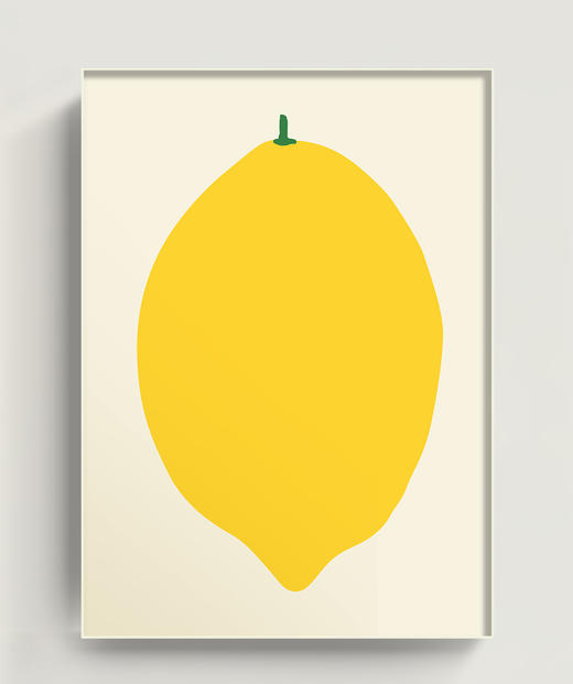 伽罗 JALO 挂画-现代家居画-大柠檬 P316（预计10天内发货） 商品图0