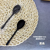 独立装 14cm勺子 黑色/乳白色/黄色 约100入/包 一次性汤匙调羹小勺子 商品缩略图2