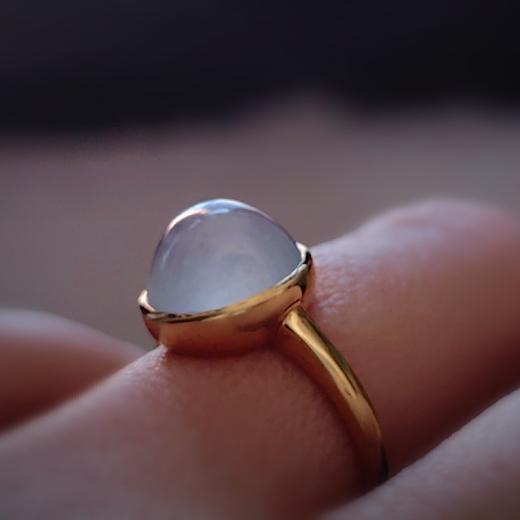 18k翡翠冰蛋戒指 商品图10