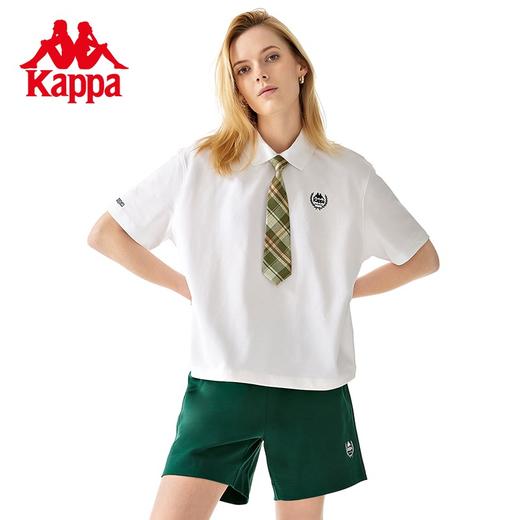 Kappa 1916经典复古短袖2023新款女POLO半袖休闲T恤夏季K0D42PD02 商品图0