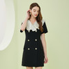 NF842斯尔丽瑟俪2023春夏新款双排扣修身商务连衣裙 商品缩略图2