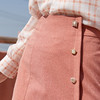 欧芮儿2022夏季新款高腰显瘦半身裙女复古百搭不规则A字包臀短裙 商品缩略图2
