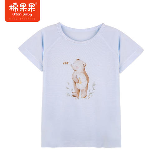 棉果果商场同款夏季新品莫代尔长款套头T恤M221140423334 商品图0