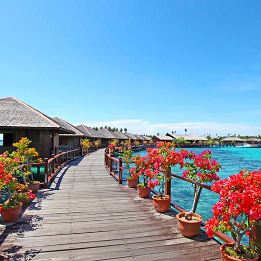 恋海假期 SWV SipadanWaterVillage仙本那水屋马布岛诗巴丹水上屋 商品图1