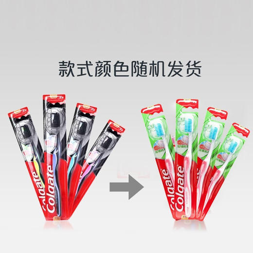高露洁细毛护龈炭牙刷x2支 商品图2