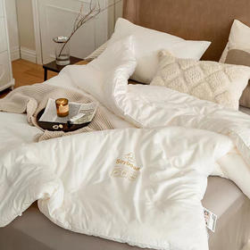 【大豆蛋白纤维&春秋被】全棉大豆白纤维，亲肤透气柔软蓬松保暖 吸湿透气 无甲醛  三种 尺寸任选