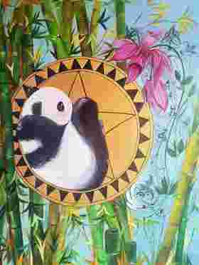 神奇的动物系列之竹抱平安