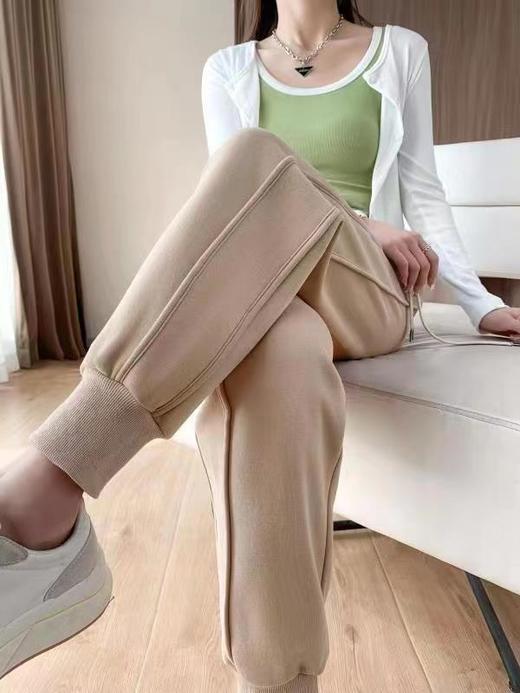 2023年新款宽松束脚棉卫裤女款休闲裤子5.5版 商品图2