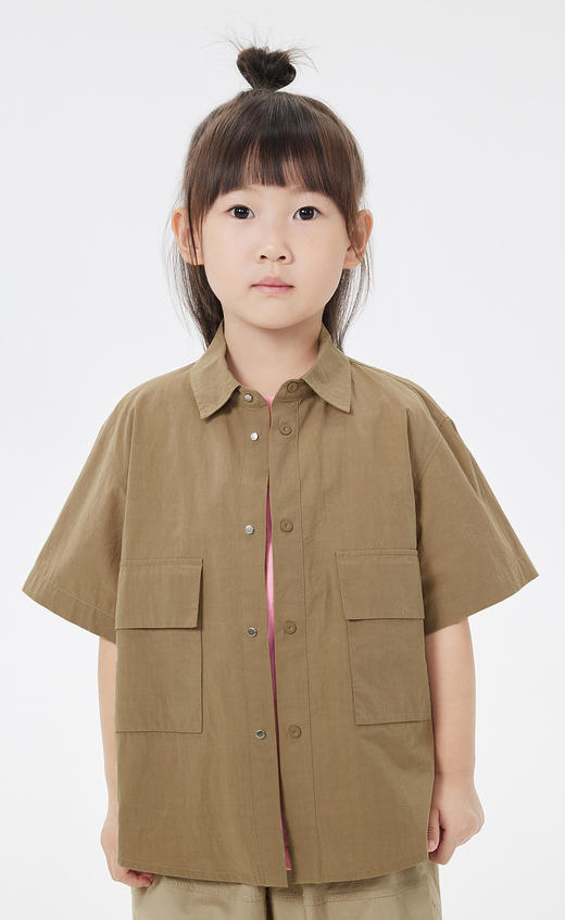 jnby  23年夏款  全棉工装风短袖衬衣 1N4211700 商品图6