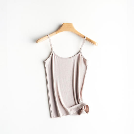 【两件装人手N件太好穿了吧！】小吊带背心女夏季黑白色莫代尔内搭无袖打底衫外穿修身上衣 商品图9