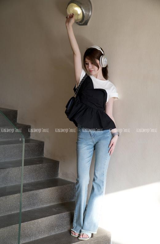 【门店同款】2023年春季假两件不规则上衣 150555651 商品图2