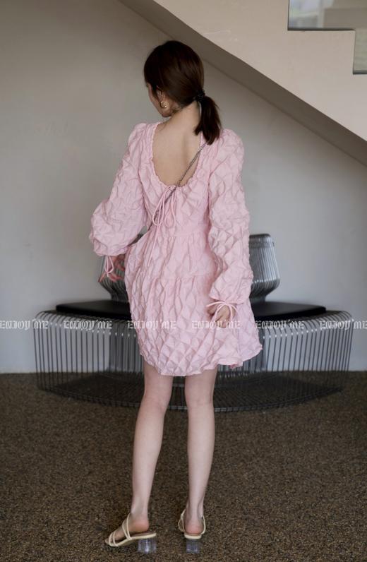 【门店同款】春季定制肌理料后背抽绳连衣裙 150600925 商品图3