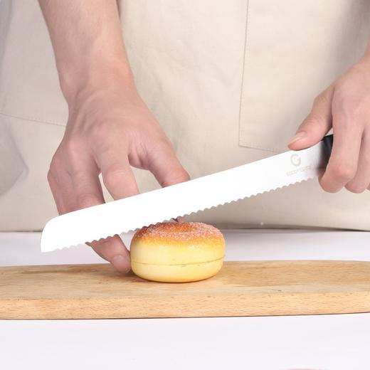 顾艺 10寸/12寸 黑柄粗齿锯刀 锯齿刀 面包西点切刀 商品图1