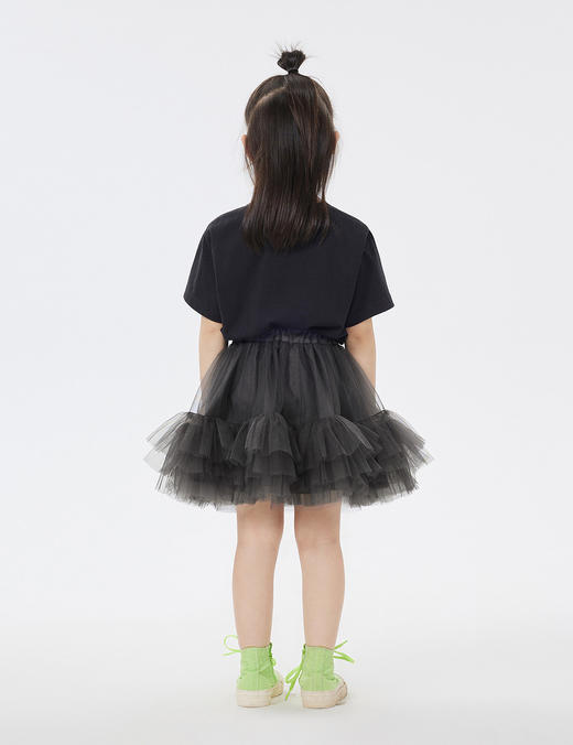 jnby  23年夏款  挺阔细纱短款腰裙  1N4D13180 商品图5