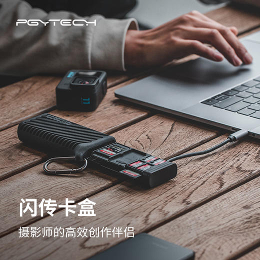 PGYTECH高速多功能合一SD卡TF卡盒Type-C接口数据传输 usb3.1-CFexpress闪传卡盒 Type ASD-CFexpress 商品图0