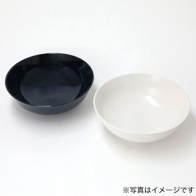 21cm面碗 轻量 白色/深蓝