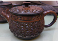 紫陶云中居紫陶汉瓦大成井栏壶