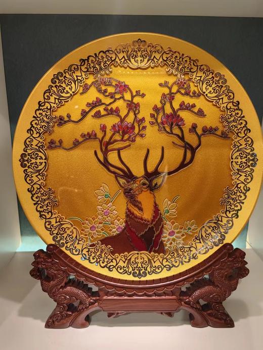 【彼达思】雅琅晶摆件工艺品新中式客厅办公室装乔迁之喜装饰品 商品图2