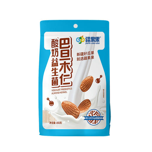 疆果果牌酸奶益生菌巴旦木仁102g/袋 商品图0