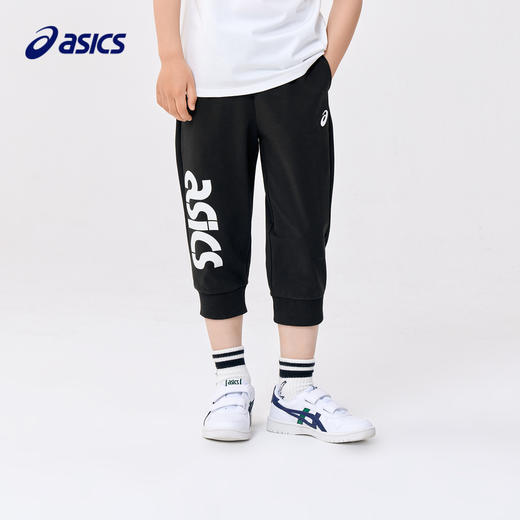 ASICS/亚瑟士童装2023新款夏季男童儿童针织七分裤运动休闲 商品图3