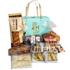 吉祥斋开斋甜点礼盒二（8种）：椰子酥1盒300g+俄罗斯大列巴1个+红豆饼1盒200g+奶香烤片1袋190g+手撕面包1袋400g+桃酥1盒450g+月饼1盒6个350g+枣沙蛋糕1盒450g 商品缩略图0