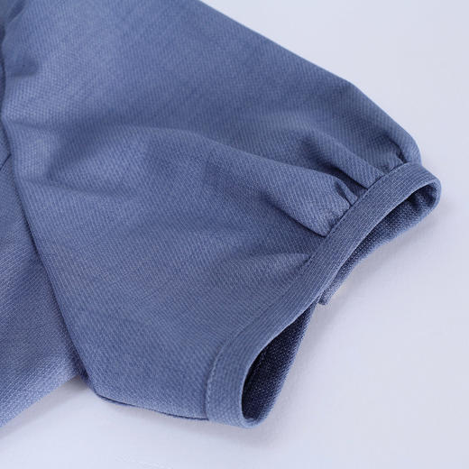 RF8D8斯尔丽瑟俪2023夏季新款时尚V领短袖系带优雅气质中长A摆连衣裙 商品图4