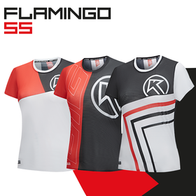 BigK 大K FLAMINGO SS 拼色运动短袖（女） 跑步 越野  轻户外