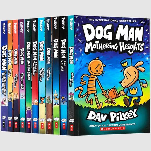 英文原版 Dog Man11册（10册平装+1本精装） 神探狗狗的冒险系列(含2023年新发售第11册） 商品图0