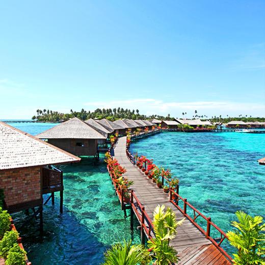 恋海假期 SWV SipadanWaterVillage仙本那水屋马布岛诗巴丹水上屋 商品图3