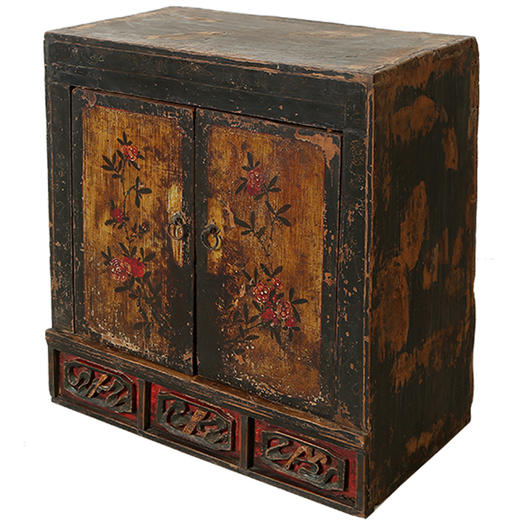 彩绘箱柜复古储物箱子全实木五彩箱子整理收藏箱华伦古典家具名宿 商品图5