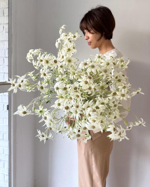 日本进口Fancy marie法兰绒雪绒花5支 商品图0