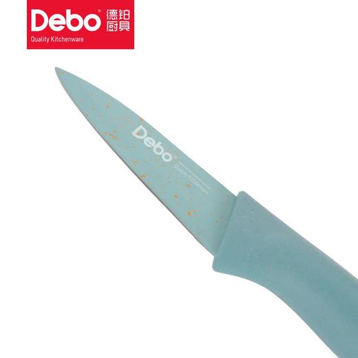 Debo德铂格里芬不锈钢水果刀套装削皮刀水果刀具剪刀三件套 商品图6