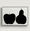 伽罗 JALO 挂画-现代家居画-梨子和苹果 P307（预计10天内发货） 商品缩略图0