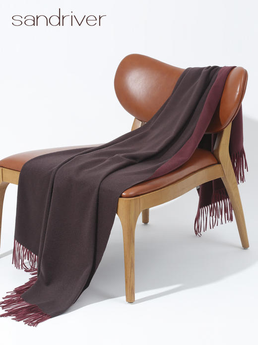 羊绒水波纹披毯 SJF92P601B 商品图2