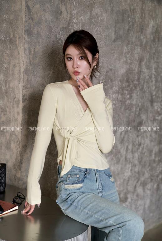 【门店同款】春季芭蕾风绑带上衣 150357494 商品图8