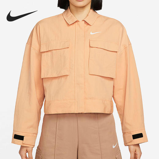 Nike/耐克新款女子短款梭织工装运动夹克 DM6244-851 商品图0